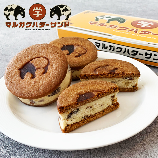 夜パフェ専門店 パフェテリア パル マルガクバターサンド 3個入 夜パフェ専門店 パフェテリア パル マルガクバターサンド 3個入