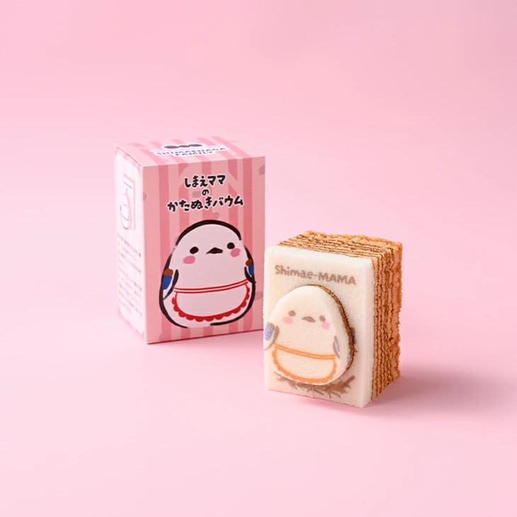 カタヌキヤ シマエナガファミリー かたぬきバウム【しまえママ】いちご