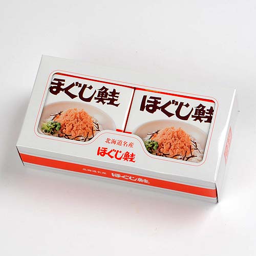 杉野フーズ ほぐし鮭180g 2缶セット｜北海道お土産探検隊