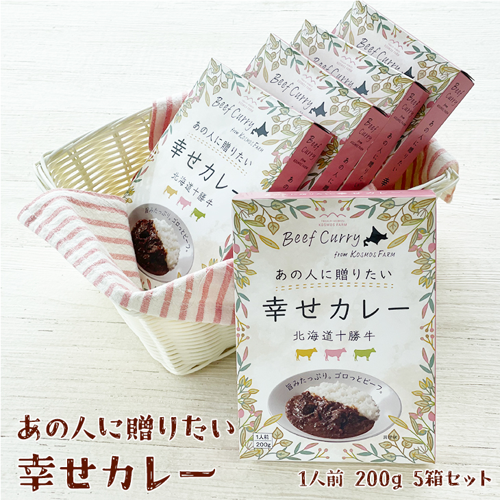 十勝清水牛カレー 中辛 220g 1.5人前を北海道ロコファーム